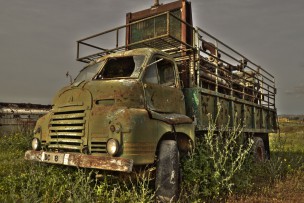 Old rusty truck