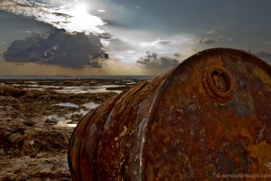Rusting barrel